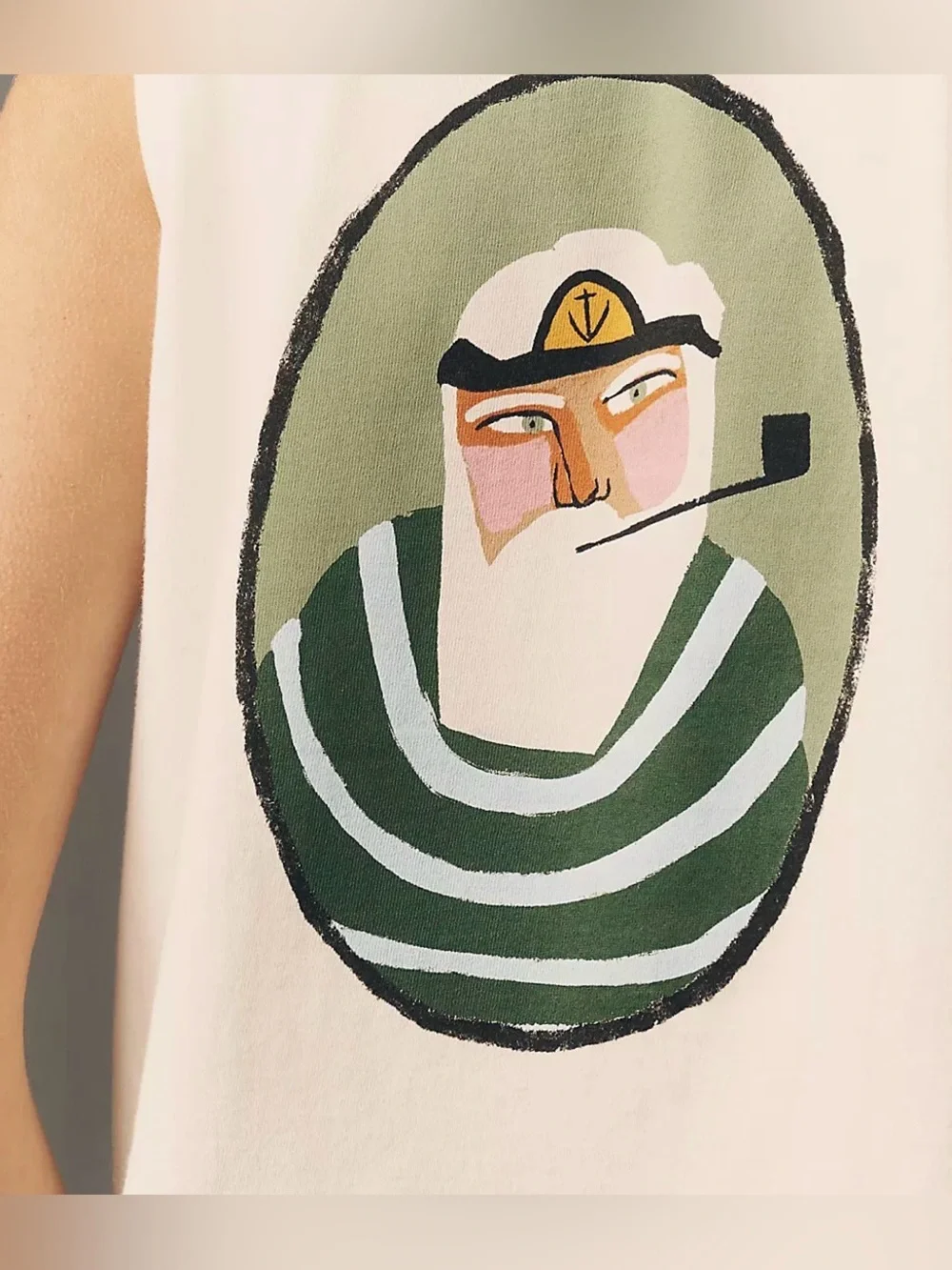 Anthropologie Kate Mancini x Maeve The Lobsterman Tank 🦞